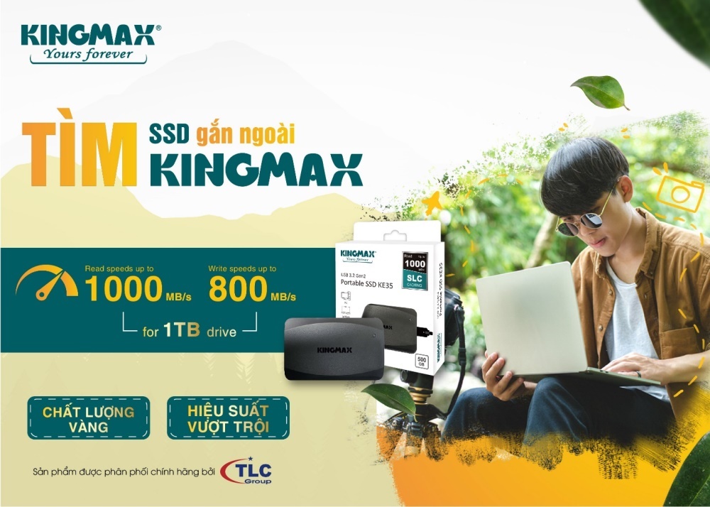 Ra mắt siêu phẩm SSD gắn ngoài Kingmax KE35